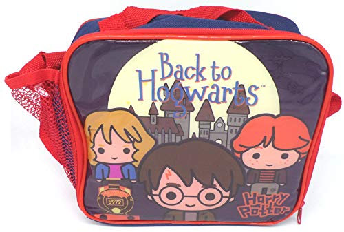 TDL Harry Potter Borsa Termica Isolata - Licenza Ufficiale - 20 x 18 x 9 cm - Chiusura con Zip - Cinghia per Il Trasporto - Insulated Lunch Bag
