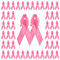 WANDIC Octobre Rose Lot de 100 rubans de sensibilisation au cancer du sein prédécoupés pour femme Rose