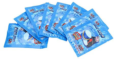 PULABO 10 Säcke Magie Instant Fake Fluffy Kunstschnee Super Absorbant Weihnachten Hochzeitsdekor Robust und kostengünstig Gute Qualität,Erschwinglich