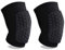 Ginocchiera a compressione per ginocchiere, con imbottitura a nido d'ape, traspirante e antiscivolo, ginocchiere per basket, palestra, corsa, allenamento, sport, uomini e donne, un paio M