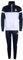 R ROGER'S Survêtement Real Madrid officiel de sport avec veste + pantalon bleu marine Produit officiel, Bleu marine et blanc, S