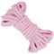 LEREATI Makramee Garn 10mm x 10m Baumwollseil Dicke Baumwollkordel Baumwollgarn, Macrame Cord Geflochten für DIY Handwerk, Basteln, Makramee Wandbehang, Vorhang, Hängepflanze (Rosa)