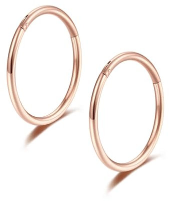16g Septum Piercing G23 Titan Scharnier Nahtlose Conch Piercing Ring Clicker Sleeper Daith Tragus Helix Knorpel Ohrpiercing Ohrringe 10mm