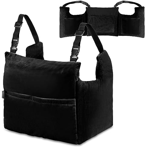 Suzile Mastektomie-Kissen, Brustkissen, Erholung nach Brustkrebs, Erholung mit 4 eingebauten Taschen zur Unterstützung von Operationen, Genesung, Geschenke für Frauen, Sicherheitsgurt-Schutz für