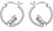POPLYKE Capybara Ohrringe für Frauen Sterling Silber Hoop Ohrringe Tiere Schmuck Geschenk für Mädchen (Capybara)