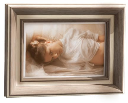 marysgift Bilderrahmen Klein Holz Fotorahmen für den Schreibtisch für Hochzeiten, Häuser, Büros (XK00904,10)