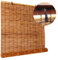 Bambus Rollo Wetterfest Outdoor Jalousine 160cm Breit 120cm Breit 80cm Breit Bambusrollos Bambus Raffrollo für Fenster Sichtschutz Braun für Balkon Außen/Innen ( Color : Breit 120cm , Size : Hoch 240c
