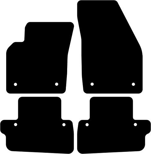 Kovvar Fußmatten passend für Volvo C70 2006-2013 | Qualität: Basic