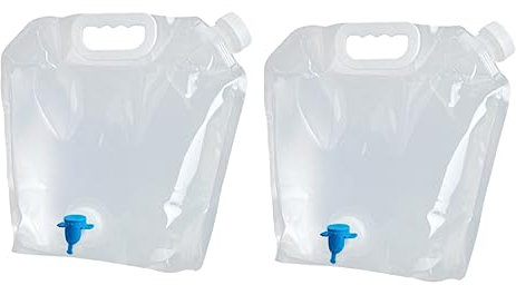 MILISTEN 2 Uds 10L Bolsa De Agua Plegable Bolsa De Almacenamiento De Agua Plegable Contenedor De Almacenamiento De Agua Bolsa De Agua para Senderismo Bolsa De Agua Plegable Bolsa De