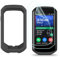 Blueshaweu Schutzhülle mit 2 pcs TPU Schutzfolie kompatibel für Garmin Edge 1050, Soft Silikon Hülle Shell Sleeve Shockproof Tasche für Garmin Edge 1050 (case+2 film)