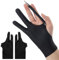 Pack of 2 Anti-fouling Gloves for Graphic Tablet, Elastic Digital Drawing Glove, Artist Drawing Glove, Tablet Gloves, Dirt-Repellent and Breathable for iPad and Drawing Board