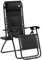 Outsunny Zero Gravity Lounger Chair, Folding Reclining Patio Chair with Padded Seat, Cup Holder, Soft Cushion and Headrest for Poolside, Camping, Black