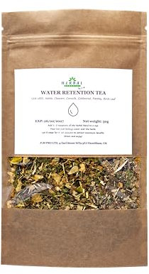 Water Retention Herbal Tea - Natural Diuretic & Kidney Cleanse | Detox Support for Bloating & Swelling | Herbal Blend for Urinary Tract & Fluid Balance | 50g