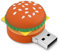 BORLTER CLAMP 128 GB USB Flash Drive Hamburger-Form, BORLTER CLAMP Neuheit Memory Stick USB Drive Thumb Drive Geschenke für Externe Datenspeicherung