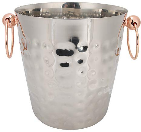 Rockvoqrn recipiente de cubo de hielo de acero inoxidable mango de champán barra de casa Use 3L portátil