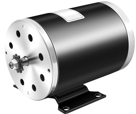 Permanentmagnet Motor Generator 36V 1000W Elektromotor 3000RPM Bürstenmotor Modifizierte, Permanent DC Elektro Motor für vierrädrige Go-Karts, Motorräder, Elektrofahrräder