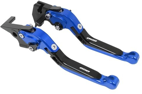 ZCPOPKNHNZ Für SUZUKI SV650 SV650S SV 650 SV650X 2016–2023 Motorradzubehör Verstellbarer Klappbarer Und Ausziehbarer Bremshebel(Blue Black)