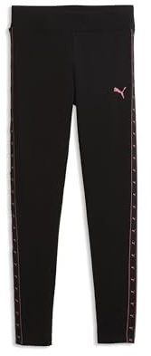 PUMA Mädchen Essentials Tape Leggings 140, Black Tape