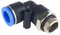 IQS Winkel-Steckverschraubung G 1/4”, 8mm - Druckluft & Gase, O-Ring Dichtung