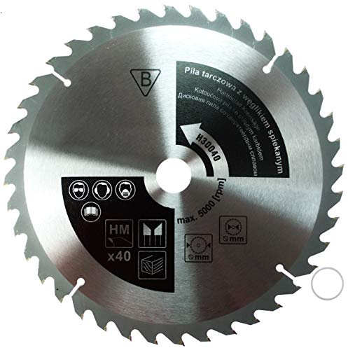 Dedra H18540 Circular Saw Blade Steel 185 x 40 x 20 mm with Reducing Ring from 20 mm to 16 mm