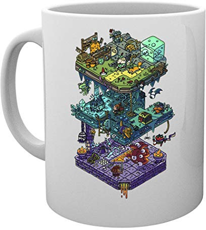 donjons et isométriques dragons Tasse Mug Cup