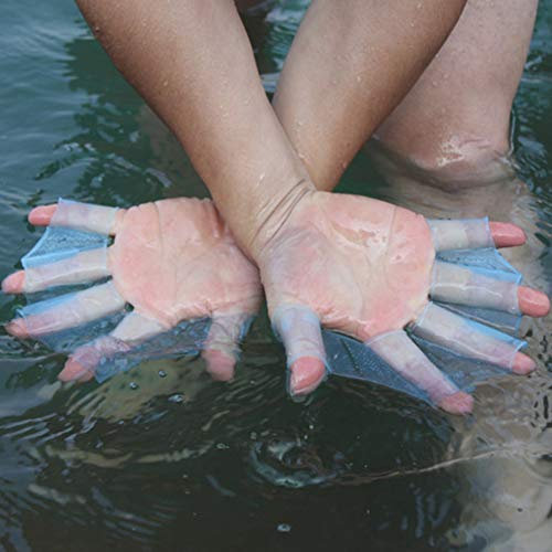 Demeras Surfing Schwimmpaddel Schwimmhandschuhe Webbed Aquatic Gloves Schwimmflossen f¨¹r Frauen M?nner f¨¹r Schwimmtraining zum Schnorcheln(L)