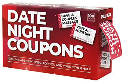 Gift Republic 100 Date Night Spielkarten Weiss/Rot 15 x 9 x 5 cm