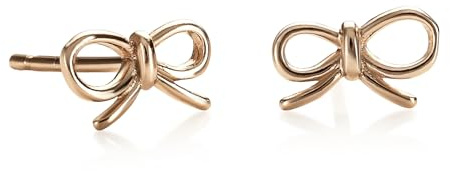 Namana Piccoli Orecchini Argento 925 Placcato Oro Rosa per Donna e Ragazza, Gioielli Donna in Argento 925 per Donne con Confezione Regalo