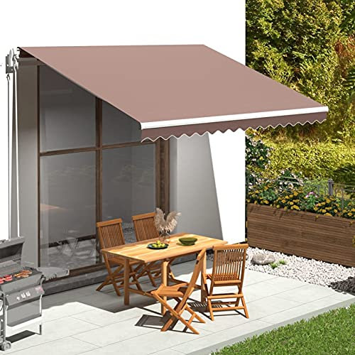 Gecheer Tessuto di Ricambio per Tenda da Sole,Tela per Tenda Esterno Sole,Tela per Tenda da Sole da,Balcone,Patio,Terrazzo,Esterno,Giardino,Tela di Ricambio per Tenda da Sole