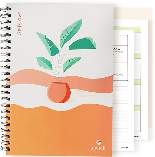 91TageSelbstliebe von Switch Research – Therapeuten empfohlen & wissenschaftlich unterstütztes Tagebuch zum Üben von Selbstliebe, Dankbarkeit, Achtsamkeit, ändern Sie Ihr Mindset in nur 10 Minuten