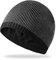 SCHYIDA Strickmütze Herren, Wintermütze Beanemütze Strickmützen Schwarz Dünn Winter Mütze Unisex-Winter Beanie Mütze Wollmütze Warm Fleece Mützen für Winter