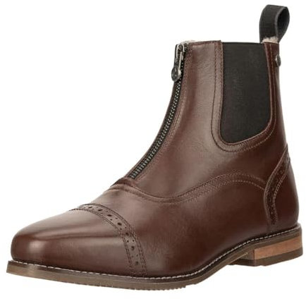 SUEDWIND FOOTWEAR Florentina FZ Merino Stiefelette - Italienisches Rindsleder – Winterschuh mit Lammfell - Karreeleisten - Fellsohle - Handarbeit - Braun 40