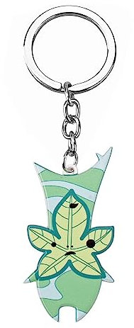 MayDee Zeld Schlüsselanhänger Zeld Tears of The Kingdom Korok Peripherie Autoschlüssel Schlüsselanhänger Tasche Metallanhänger Für Fans Sammlung (F)