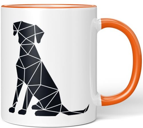 JUNIWORDS Tasse, Rhodesian Ridgeback, Origami-Stil, Orange (1010112)
