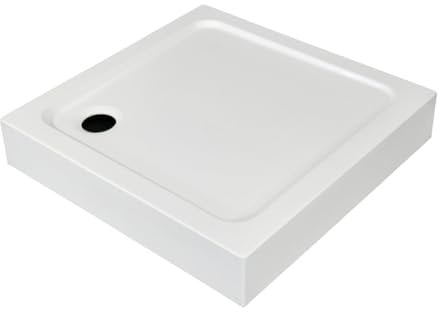 Aloni Duschwanne Duschtasse viereckig (BxBxH) 80 x 80 x 15 cm Weiß