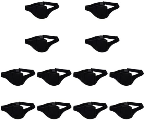 TOYANDONA 12pcs Microphone Belt Carrier Pouch for Fitness Waist Mic Holder Bag Sweat-Absorbent Neoprene for Stage and Dance Classes up
