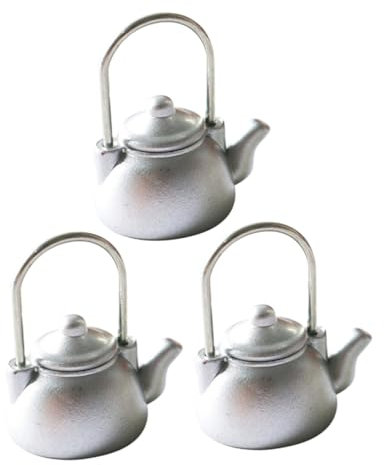 HEMOTON 6 STK Vintage Wasserkocher Tiere Spielzeug Bürozubehör teekessel Retro Miniatures Wohnkultur Modelle Geschirr wasserkocher Mini- Ornament Essen Spielen schmücken