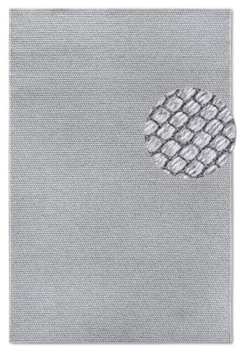 Villeroy & Boch Wollteppich Charles - Natur Wohnzimmerteppich - Schurwolle & Natürlich - Boho Skandi Teppich Wolle für Wohnzimmer, Schlafzimmer, Esszimmer, Flur –Natur Creme, 160x230cm