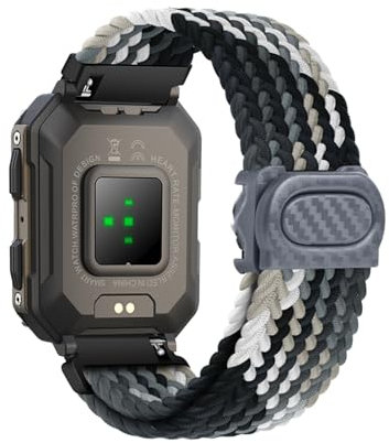 AireWiki Armband Kompatibel mit KOSPET TANK M3/ M2/ M3 Ultra - Nylon Sport Solo Loop Band Ersatzarmband für Damen Herren für KOSPET TANK M3/ M2/ M3 Ultra (2)