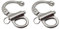 Yardwe 2St Augenschnappschäkel inoxlm Quick Release Schnellverschluss Boot zubehör Bootszubehör Boat Accessories Takelage Schäkel Fester Bügel Kettenschäkel Stoßfängerfesseln