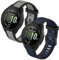 Xisair 2 Bracelets en Silicone Compatibles avec Garmin Forerunner 55/245/645/165/165 Music, Garmin Vivoactive 5 Bracelet de Sport, Bracelet à Fermeture Rapide Adapté à la Smartwatch 20mm