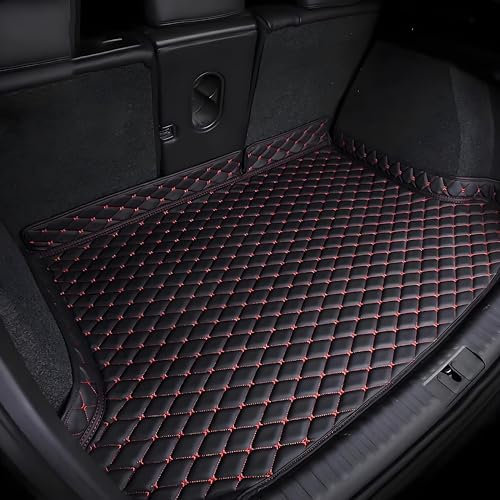 Mhfdpp Auto Kofferraummatten für Suzuki Swift/Sport/Hybrid 2017-2022 2023, Kofferraumwanne Teppich Heck Kofferraum Protektor Pad volle Abdeckung Wasserdicht Kratzfest,E