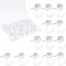 Ymapinc 100Pcs Wall Pins for Hanging, Clear Drawing Pins for Wall Hanging, Thumb Tack Hooks for Cork Board, Bulletin Board, Map, Calendar, Wall Pins for Hanging, Home Office School Supplies