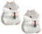 Toyvian Lot De 2 Peluches pour Enfants Jouets pour Bébés Peluche pour Bébé Faux Hamster Hamster Hamster Animal en Peluche Hamster en Peluche Hamster Animal en Peluche Gris PP