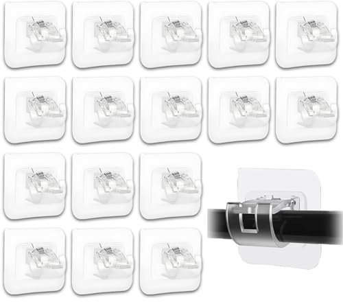 16pcs Curtain Rod No Drill, Curtains Hooks, Curtains Pole Holders, Self Adhesive Curtain Rod Bracket, For Home Bathroom Kitchen Hotel Clothes Hanging