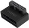 USB 3.0 90 Degree Motherboard Adapter 19 Pin/20 Pin Extension Adapter Right Angle Socket for Desktop Motherboard