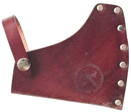 JCXIOC Axe Sheath Cover 2Pcs Hatchet Cover Axe Head Sheath Case Belt Holster Leather Accessories for Axe