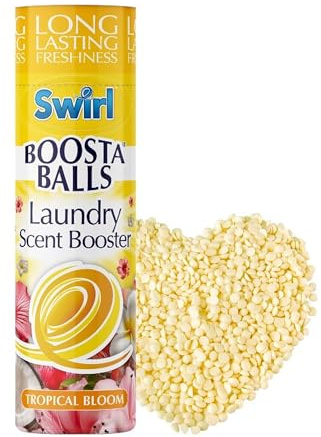 Laundry Scent Boosters Beads - Washing Machine Laundry Freshener - Tropical Bloom Scent - Long Lasting Fabric Freshener 230g