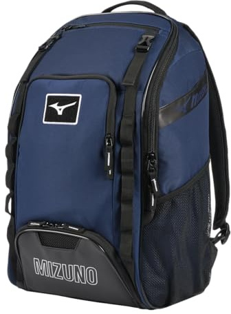 Mizuno Unisex Organizer 26 Baseball-/Softball-Rucksack, Marineblau