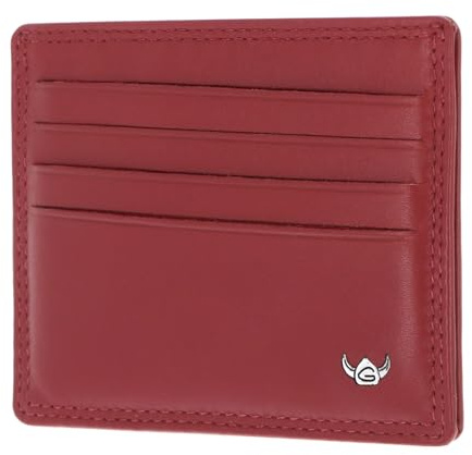 Golden Head Leder Kartenhalter Polo RFID Protect Kartenetui 4440 Rot dunkelrot